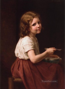  Soup Painting - La Soupe Realism William Adolphe Bouguereau